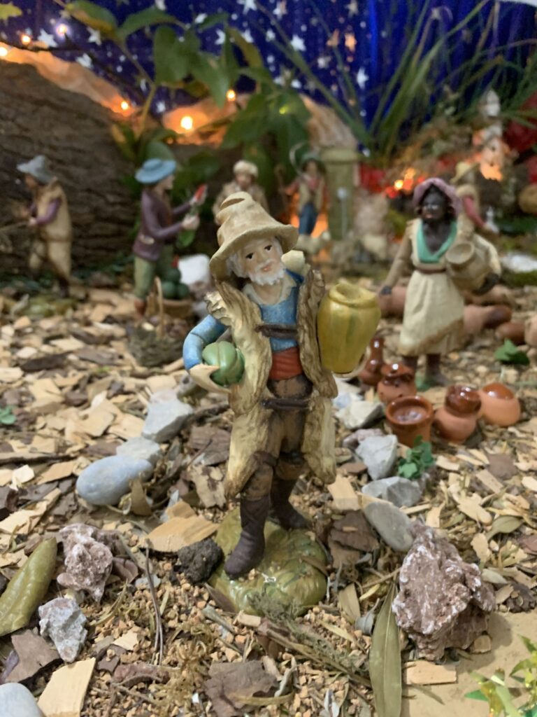 soberanía alimentaria en el belén de El Jardín de Castillo